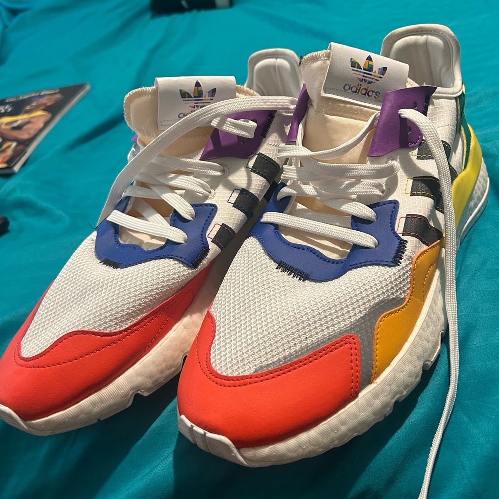 Adidas (LOVE UNITES) LGBTQ edition Size 14 Men's shoe